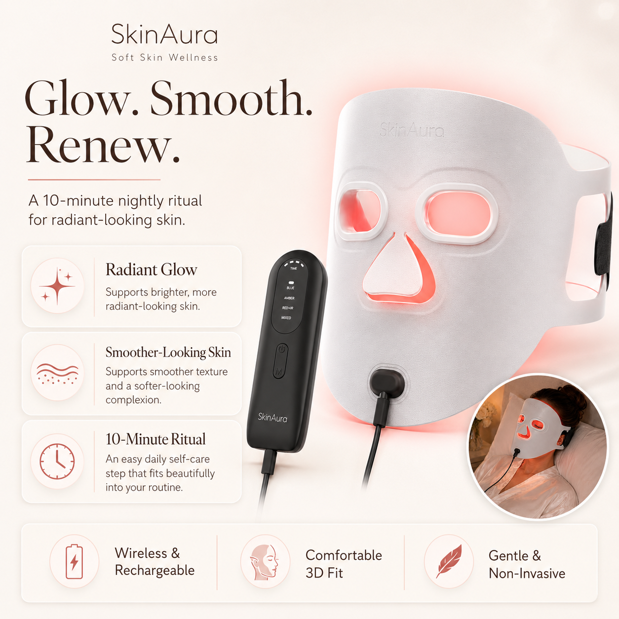 The Aura™ Therapy Mask