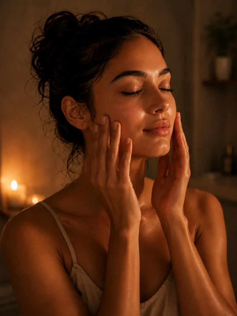 Luminous, rested skin afterward