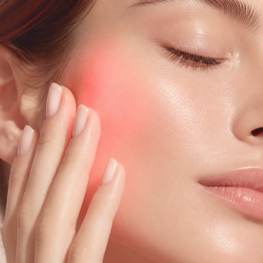 Warm light glow on the skin